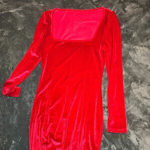 Red Velvet Holiday Dress